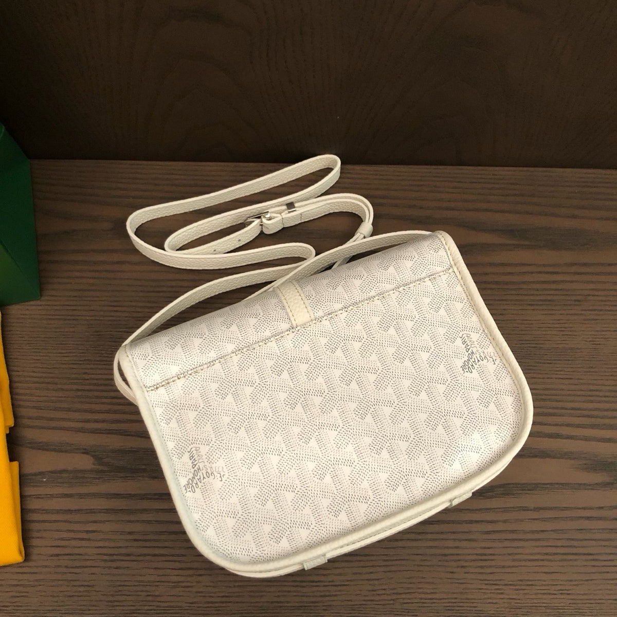 Goyard Belvedere PM White rear