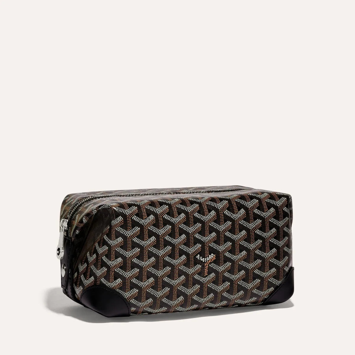 Goyard Bowling 25 Toiletry Bag in Black, view 1