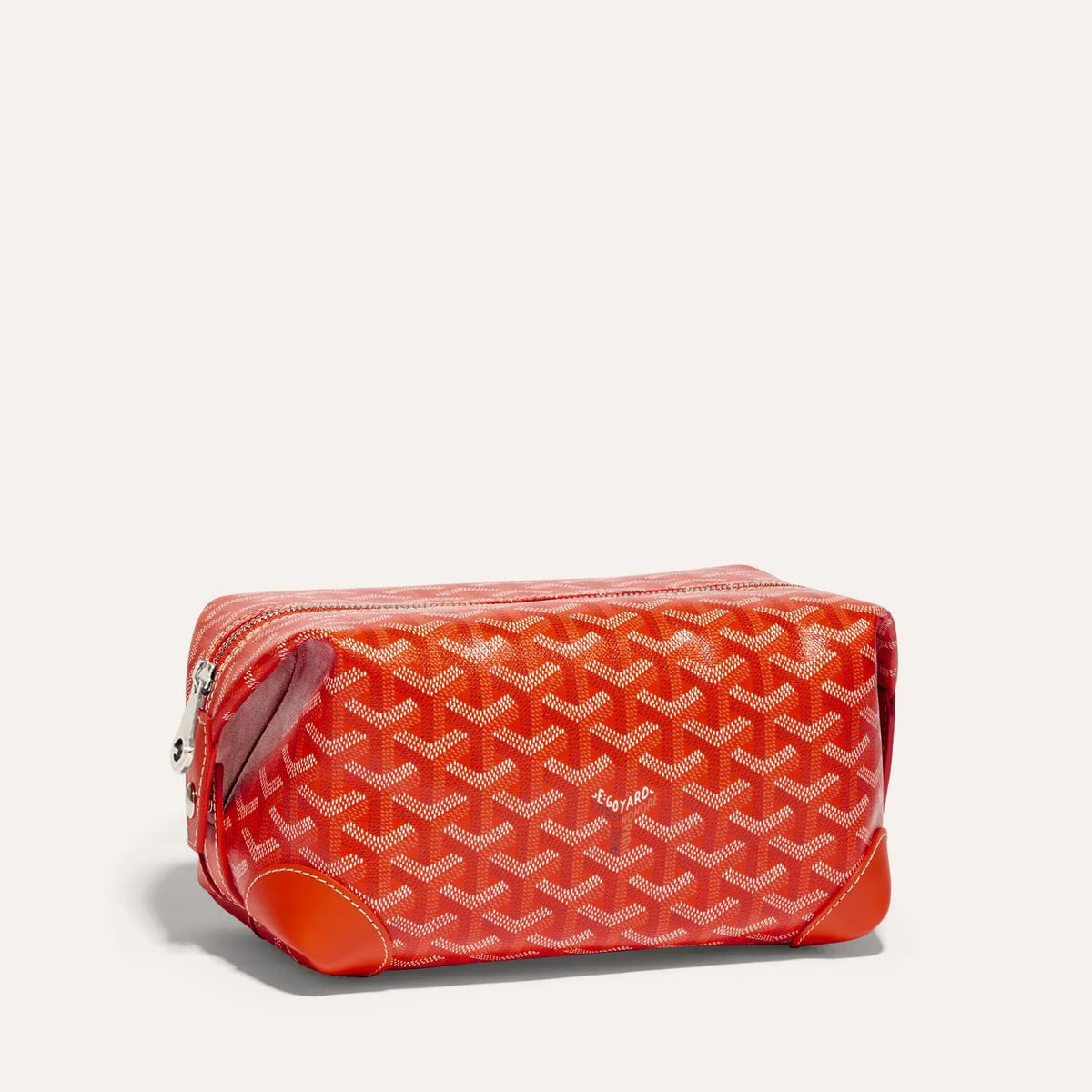 Goyard Bowling 25 Toiletry Bag in Orange, view 1