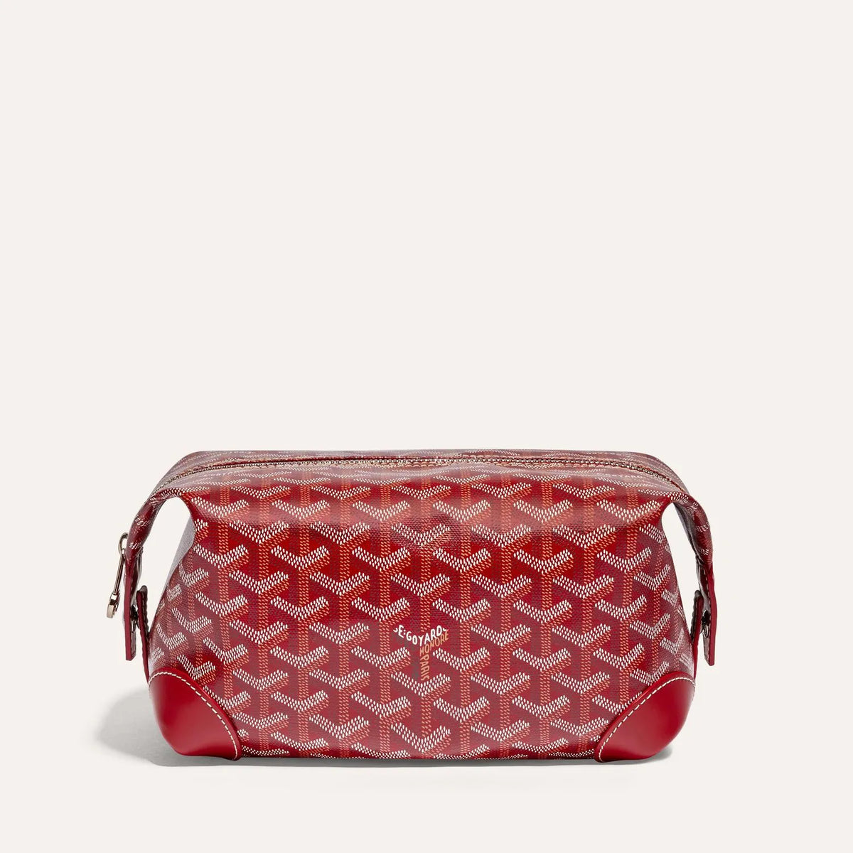 Goyard Bowling 25 Toiletry Bag in Red, view 2
