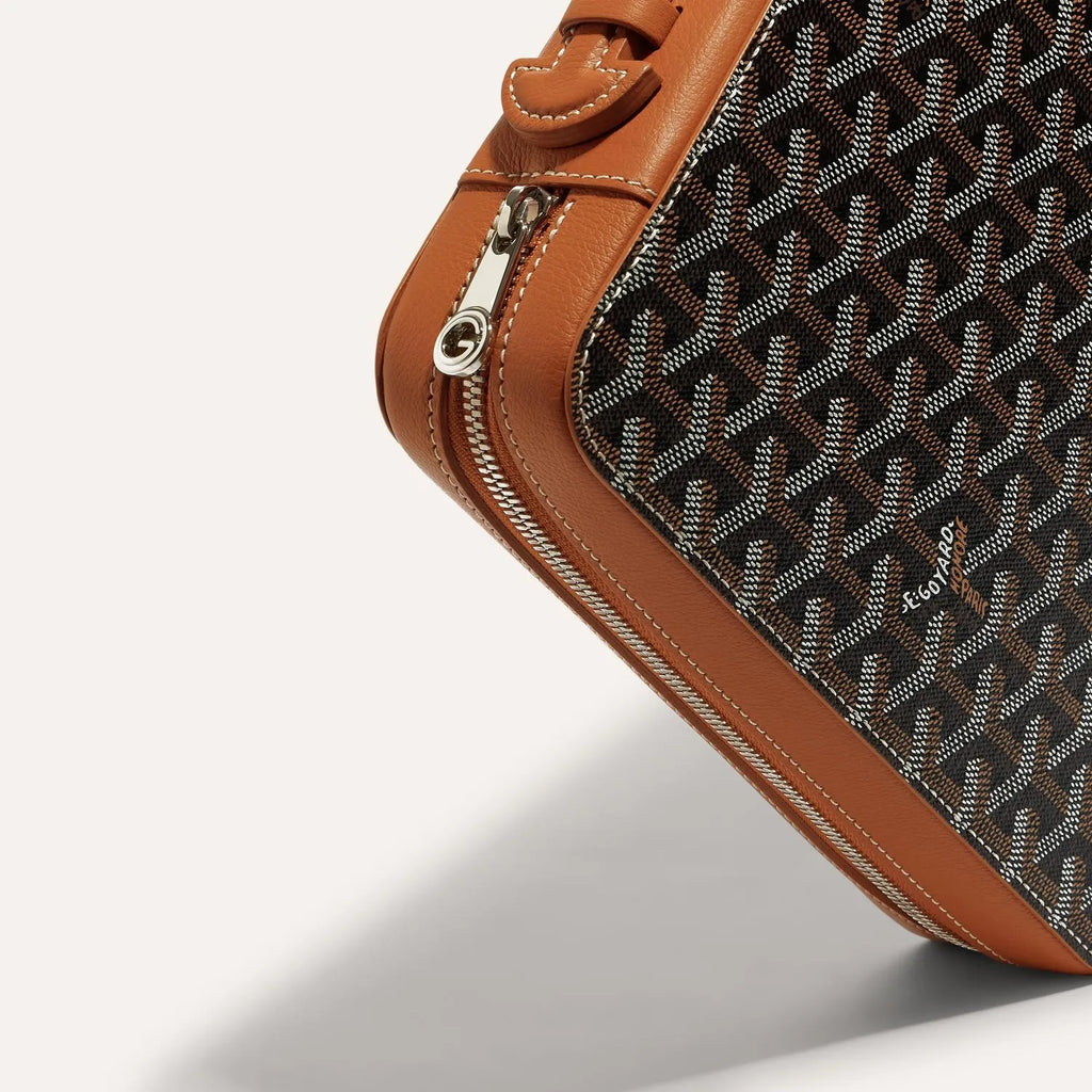 Goyard Compagnon Universel A4 in Black & Tan, view 3
