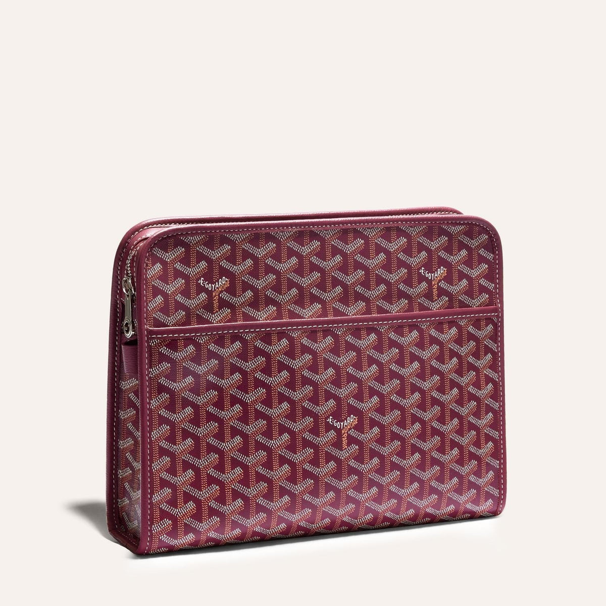 Goyard Jouvence GM Toiletry Bag in Burgundy, view 1