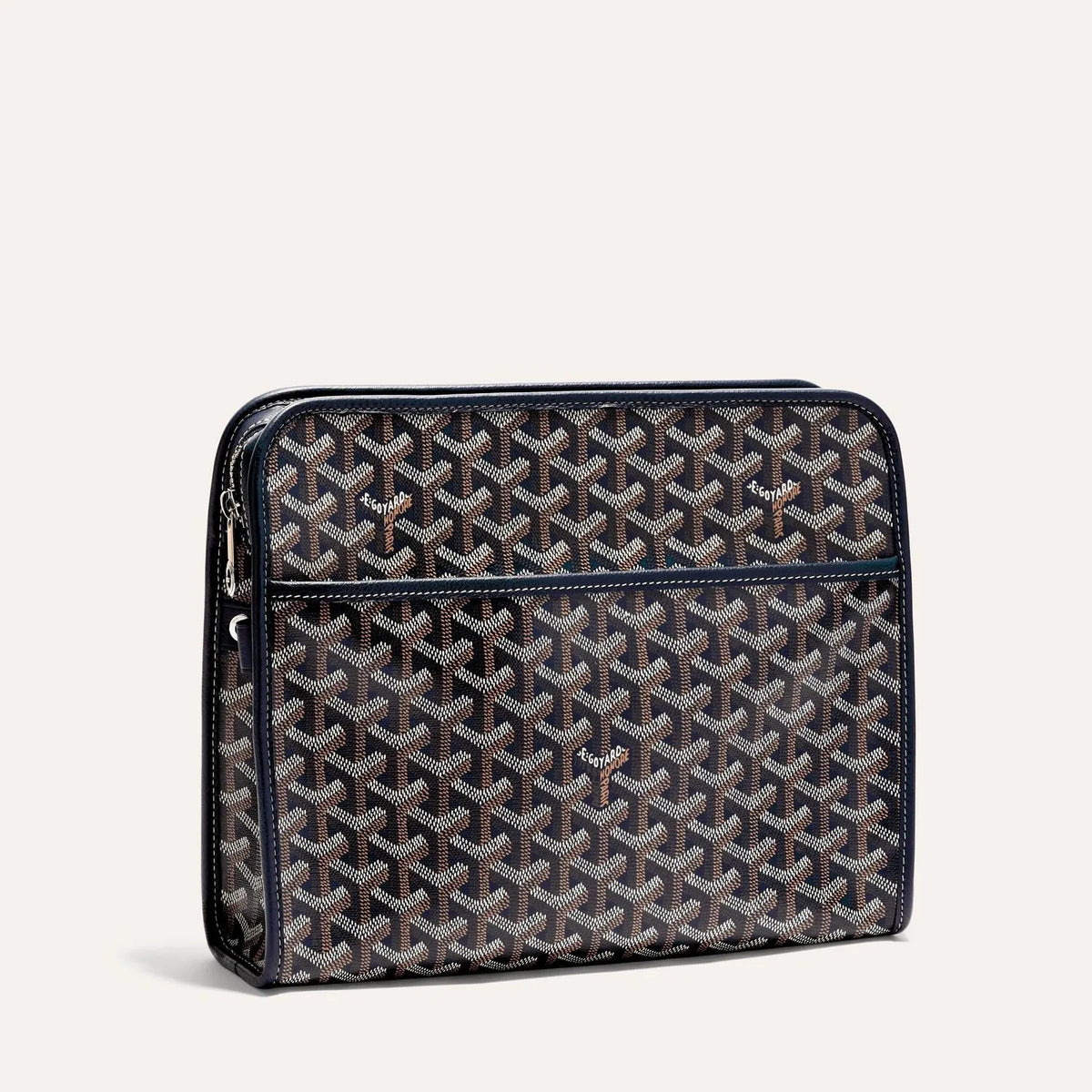 Goyard Jouvence GM Toiletry Bag in Navy Blue, view 1