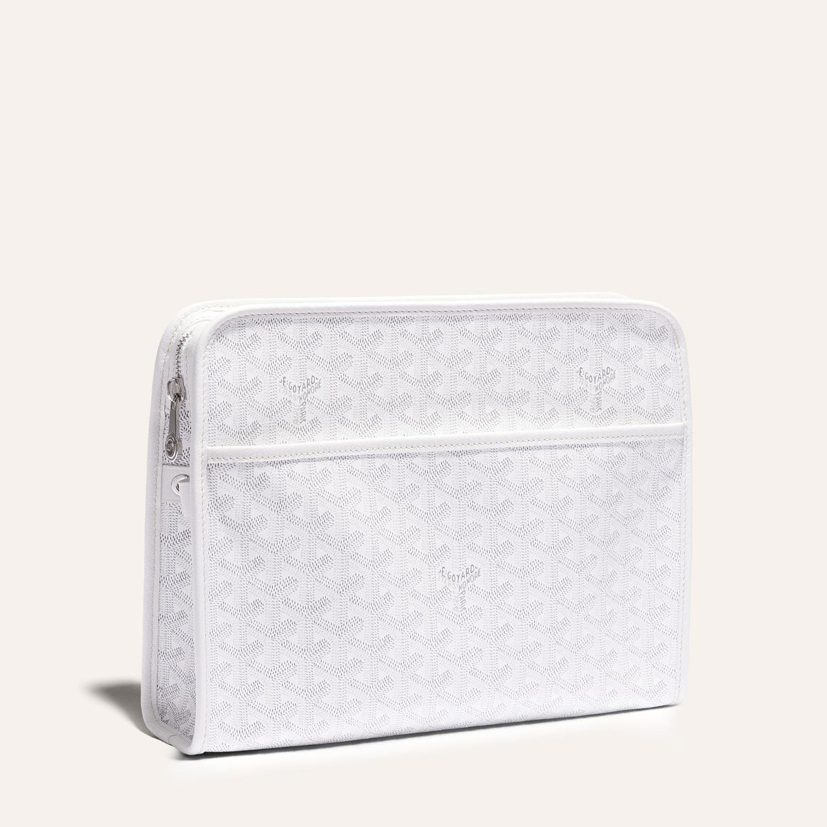 Goyard Jouvence GM Toiletry Bag in White, view 1