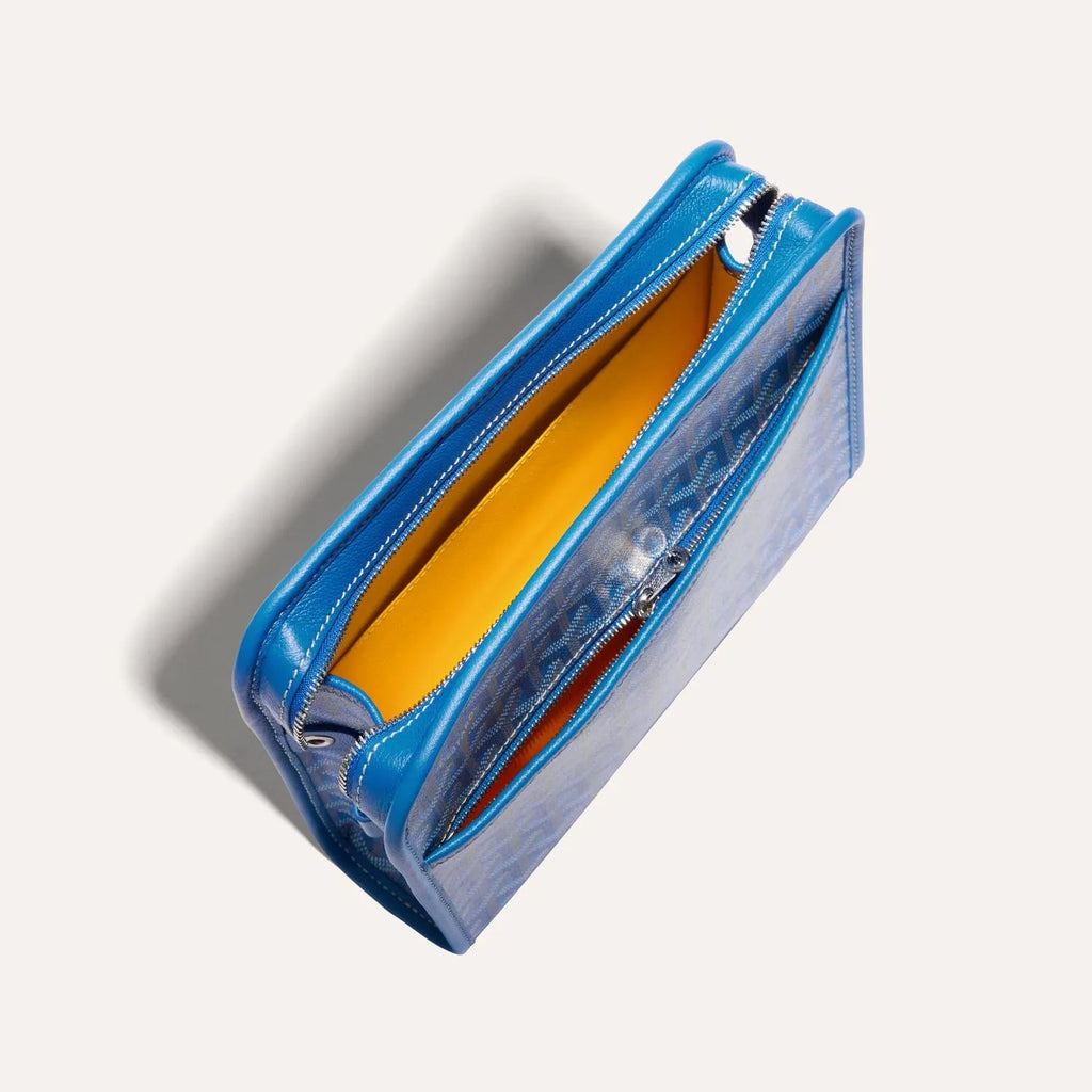 Goyard Jouvence MM Toiletry Bag in Sky Blue, view 3
