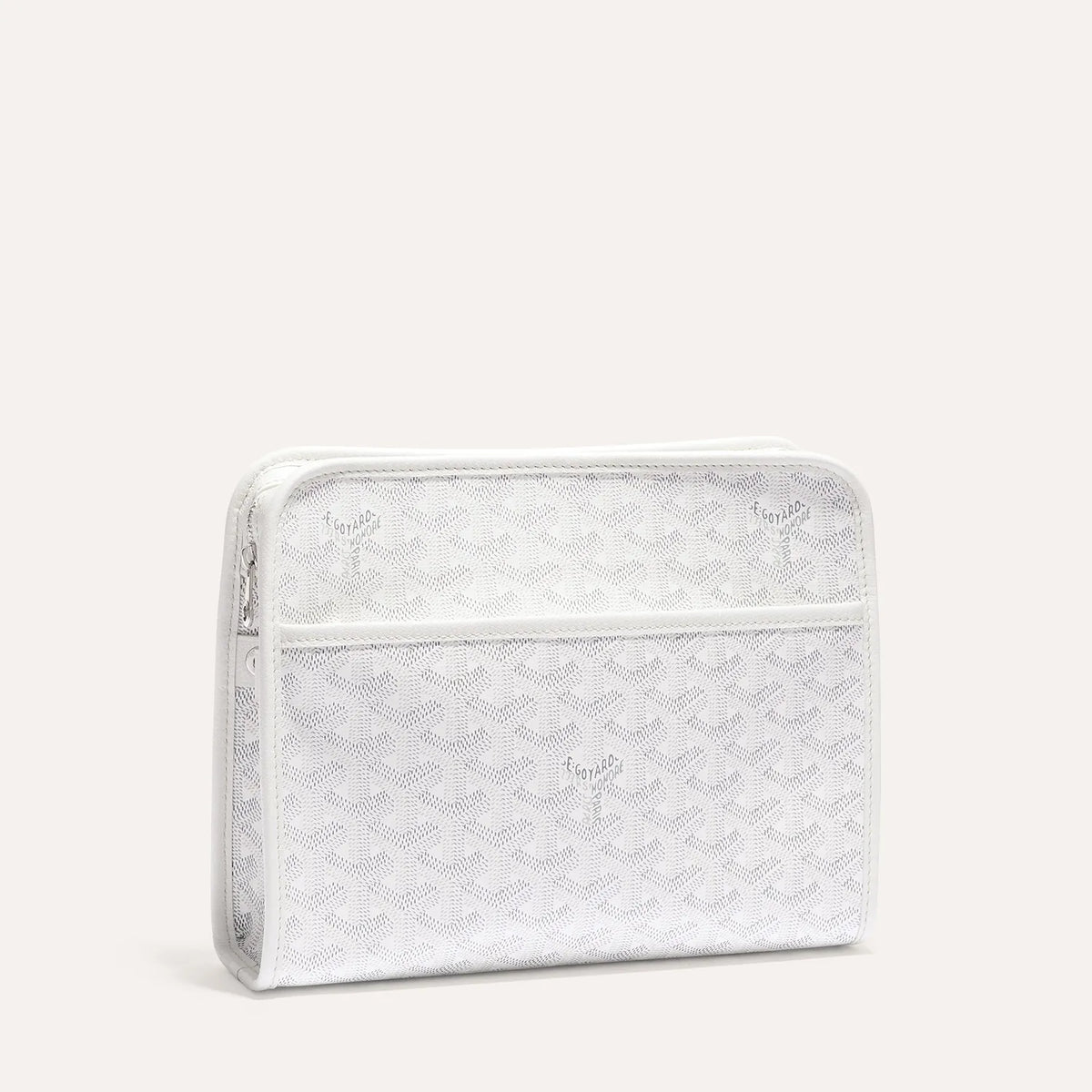 Goyard Jouvence MM Toiletry Bag in White, view 1