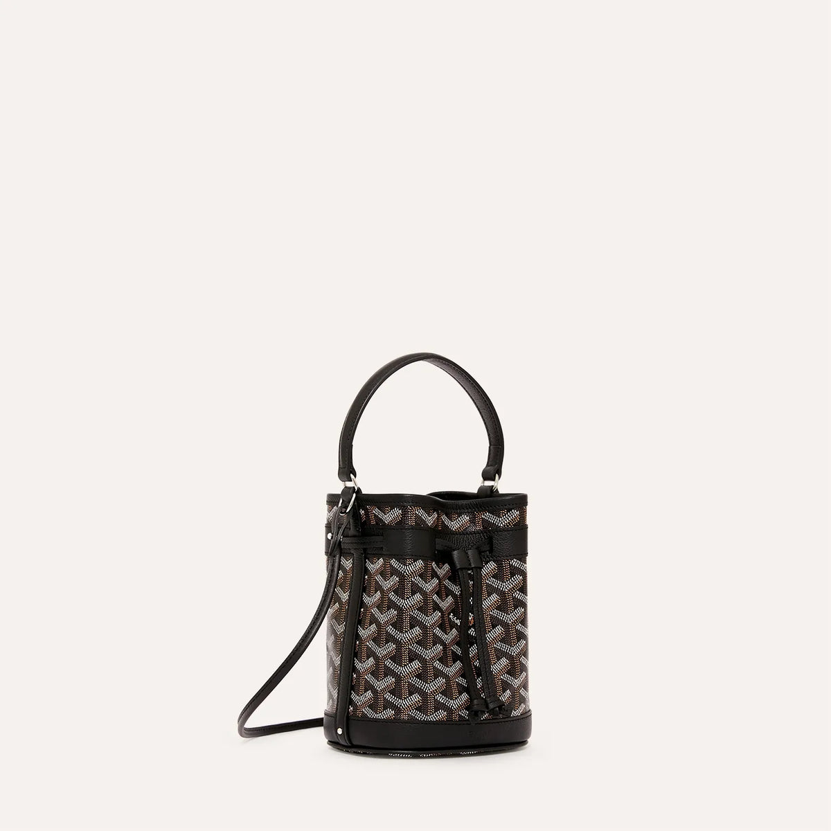 Goyard Petit Flot Mini Bucket Bag in Black