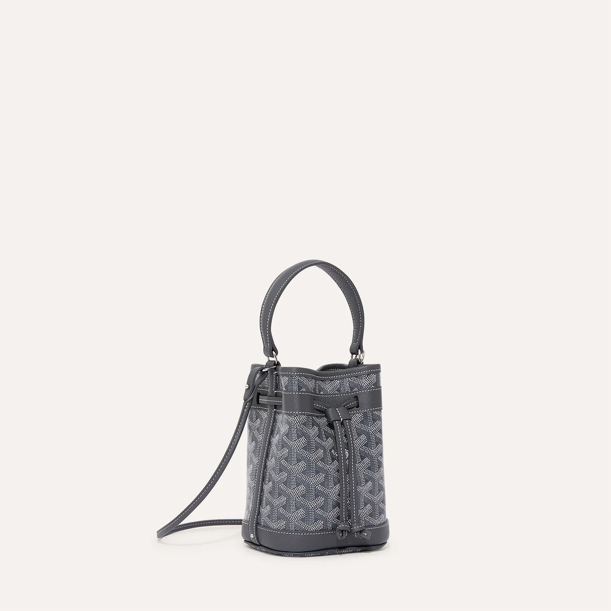 Goyard Petit Flot Mini Bucket Bag in Grey