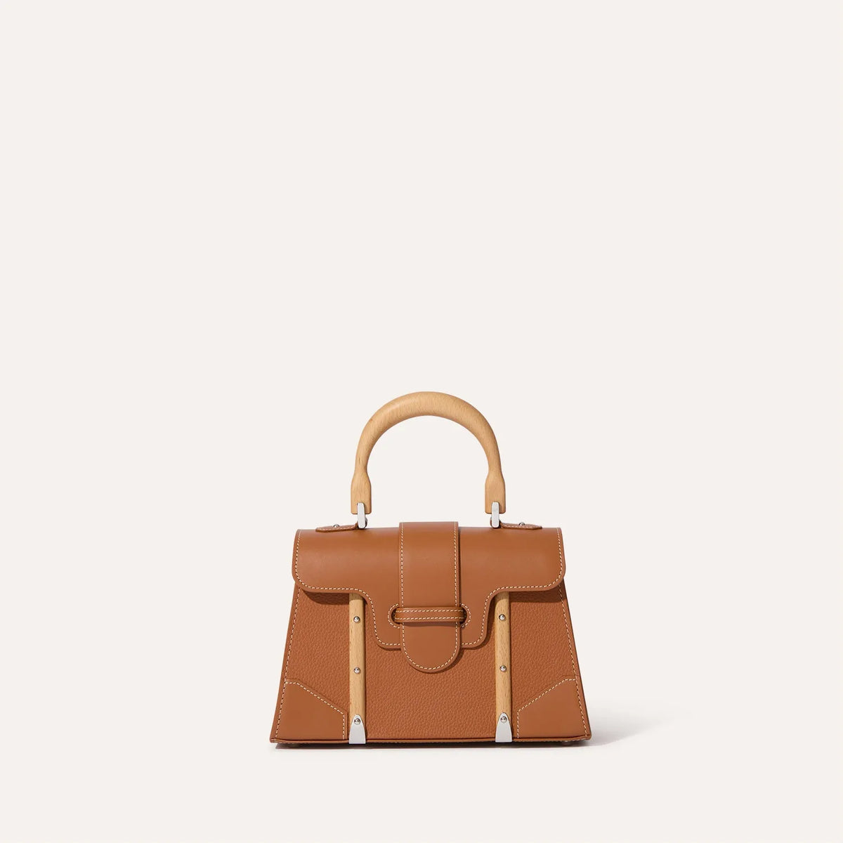 Goyard Saïgon Mini Bag in Tan - front view