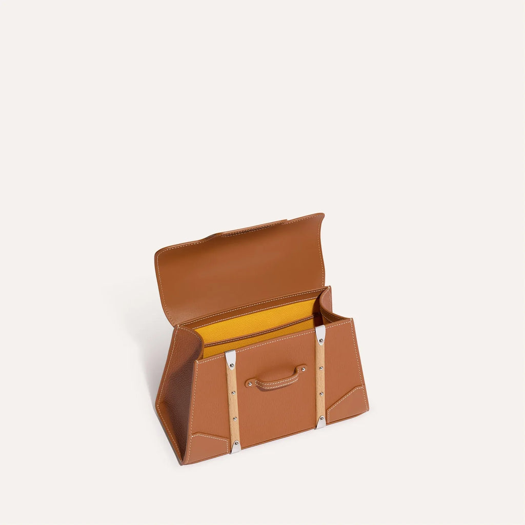 Goyard Saïgon Mini Bag in Tan - top view