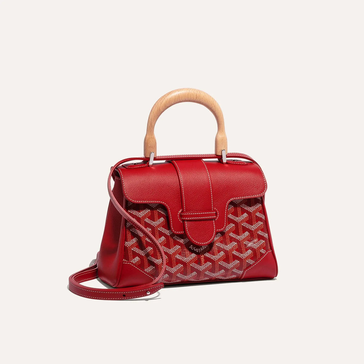 Goyard Saïgon Souple Mini Bag in Red