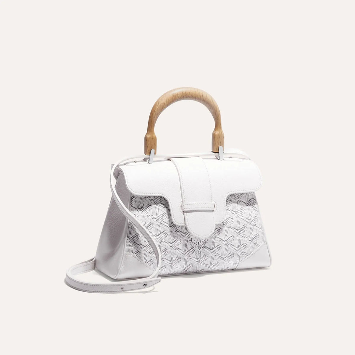 Goyard Saïgon Souple Mini Bag in White