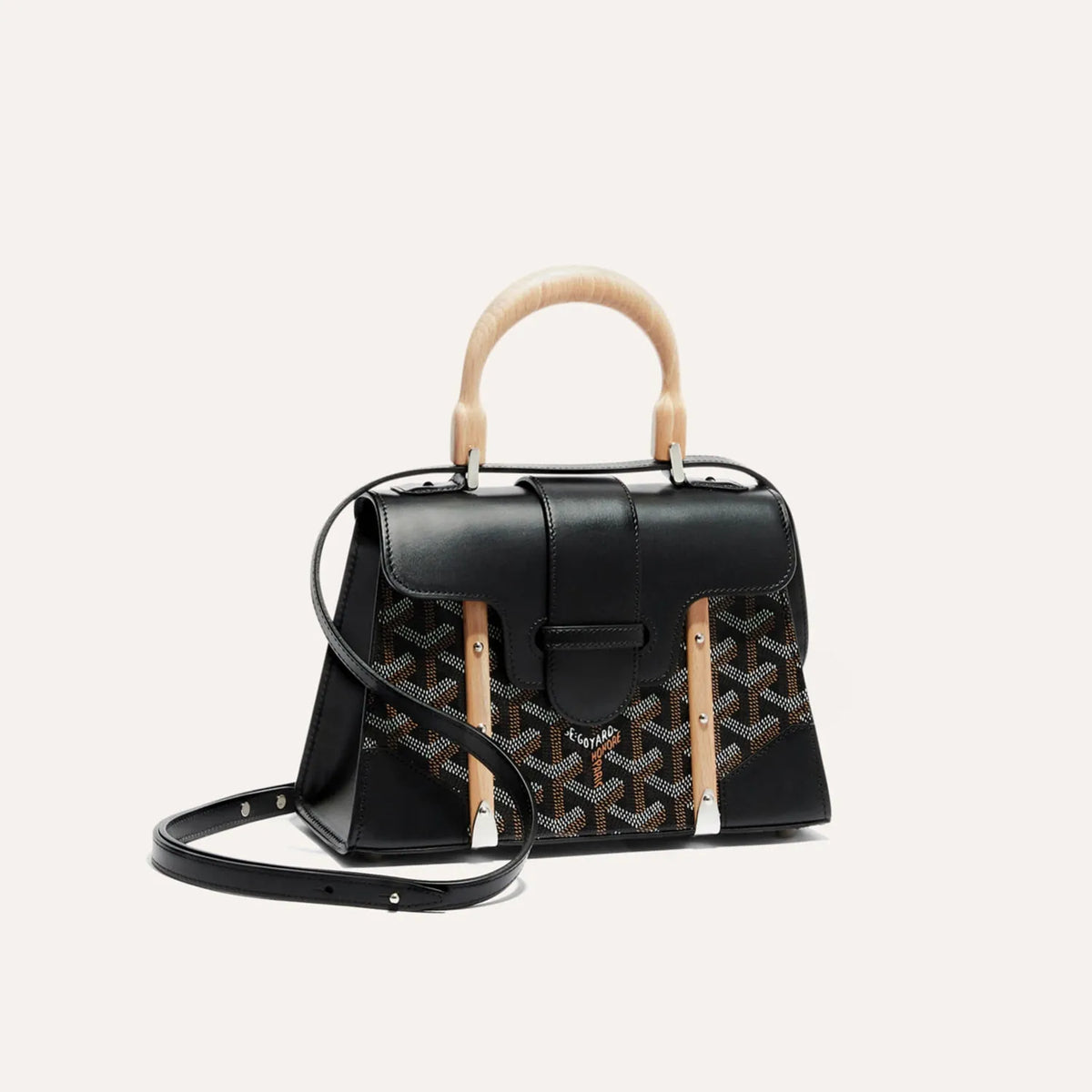Goyard Saïgon Structuré Mini Bag in Black