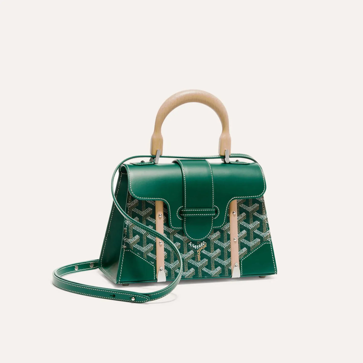 Goyard Saïgon Structuré Mini Bag in Green
