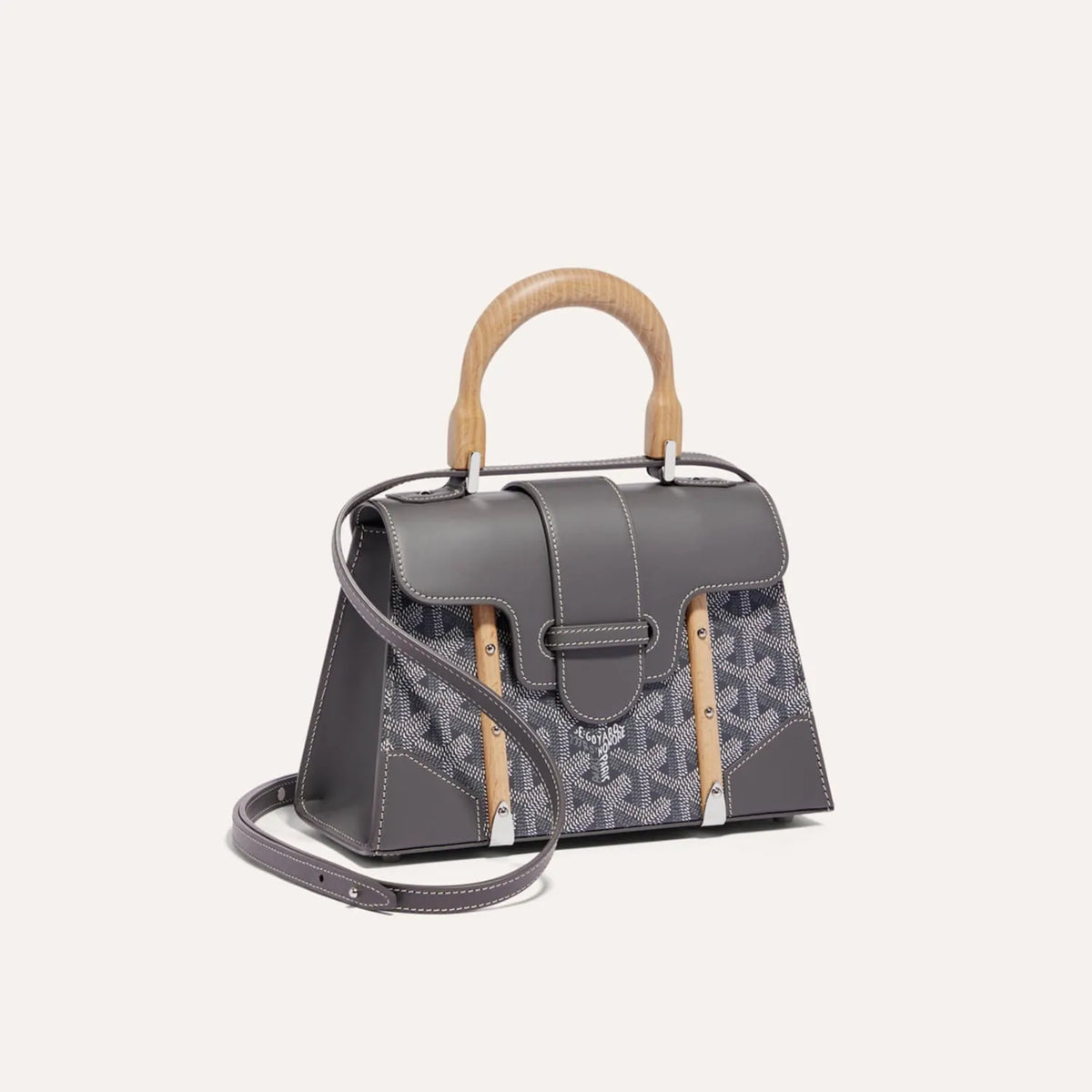 Goyard Saïgon Structuré Mini Bag in Grey