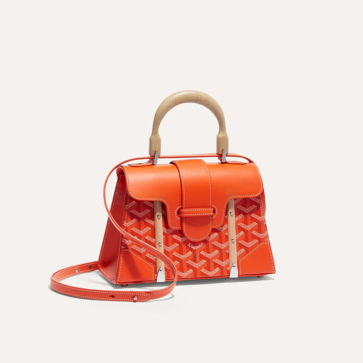 Goyard Saïgon Structuré Mini Bag in Orange