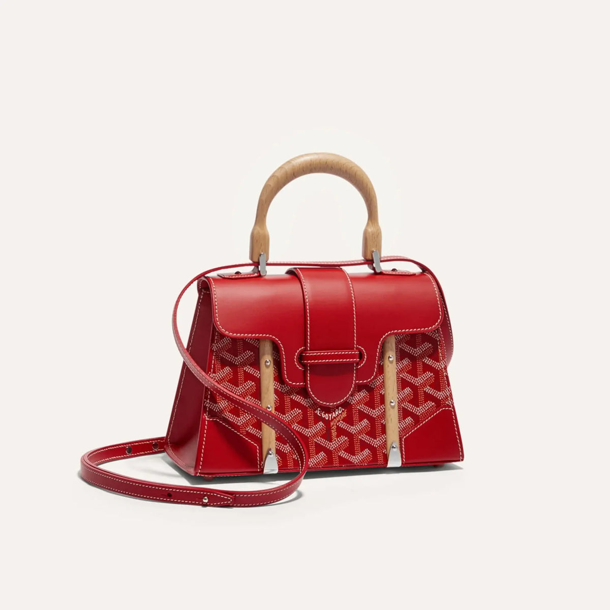 Goyard Saïgon Structuré Mini Bag in Red