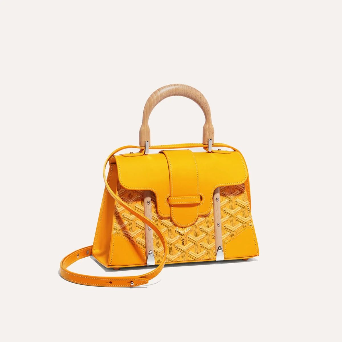 Goyard Saïgon Structuré Mini Bag in Yellow