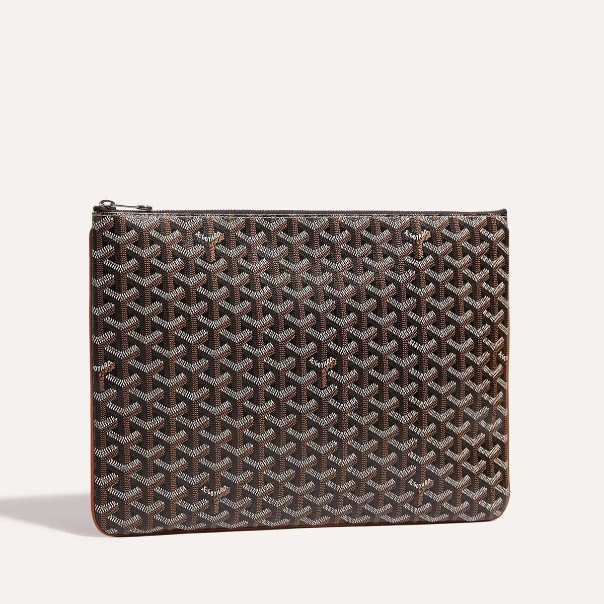 Goyard Sénat MGM Pouch in Black & Tan, view 1