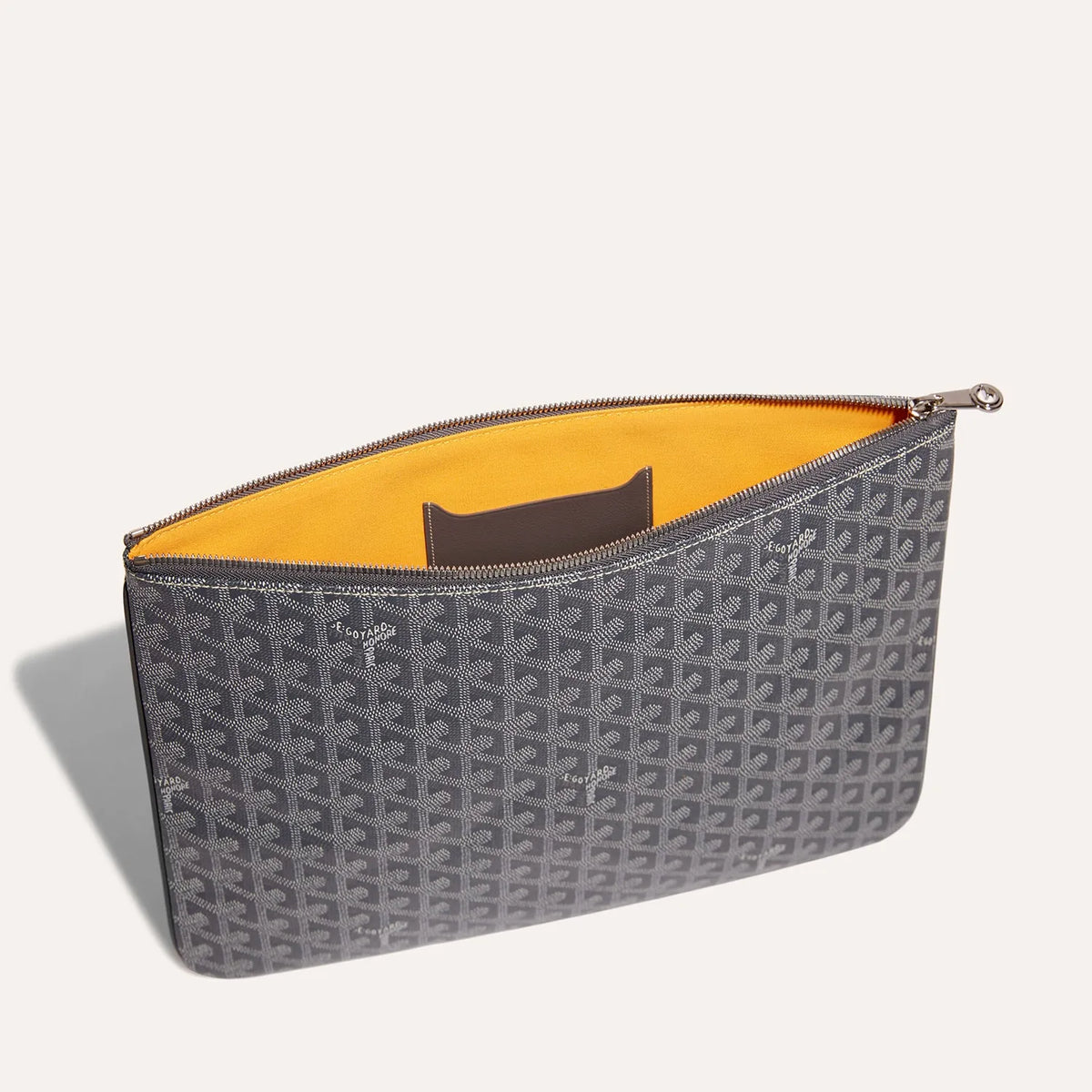 Goyard Sénat MGM Pouch in Grey, view 2