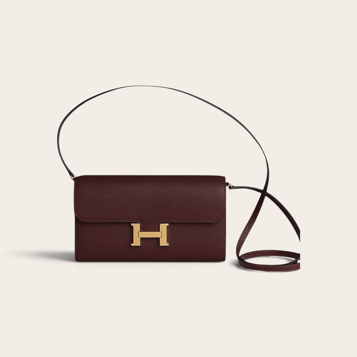 Hermès Constance To Go – Dark Rouge Sellier