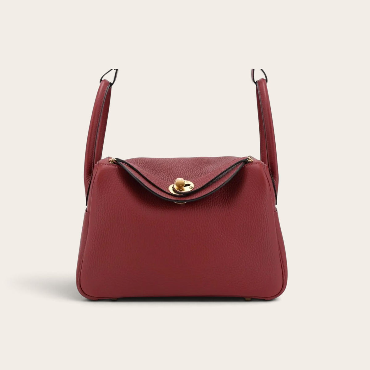 Hermès Lindy Mini – Champagne Red