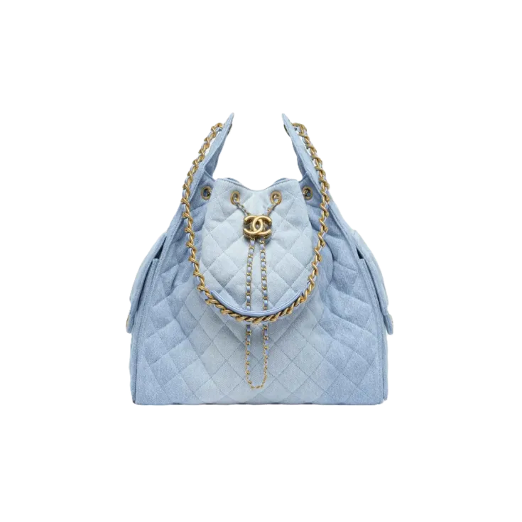 Chanel 25 Handbag 25S Denim Medium