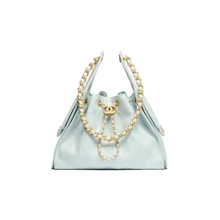Chanel 25 Handbag 25B Light Blue