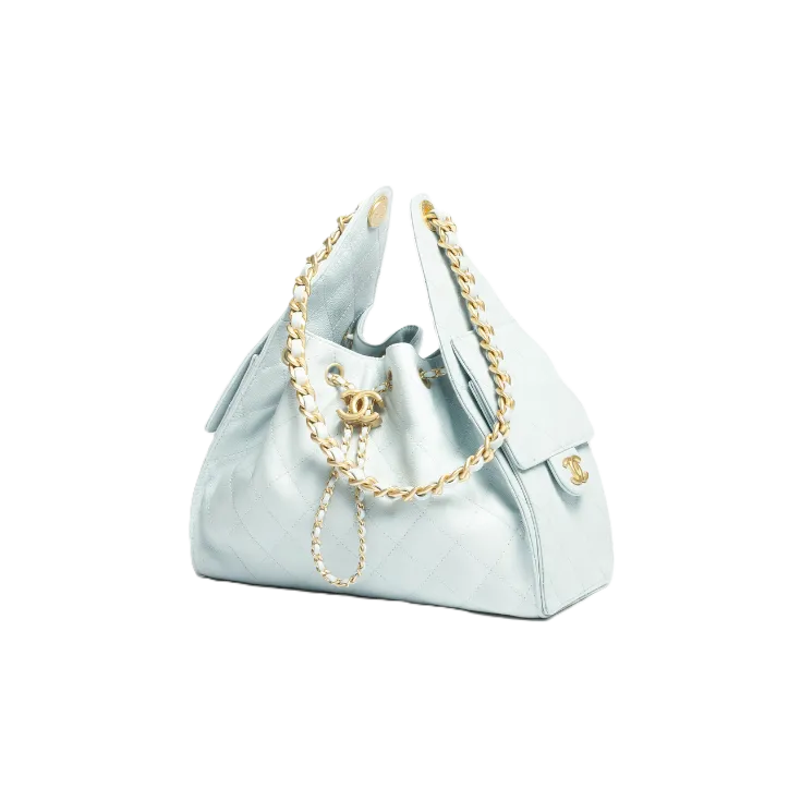 Chanel 25 Handbag 25B Light Blue