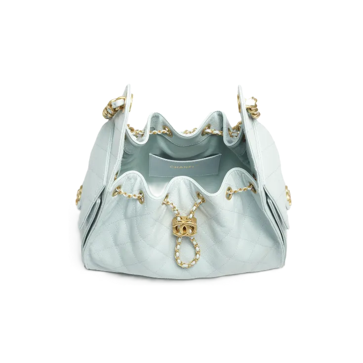 Chanel 25 Handbag 25B Light Blue