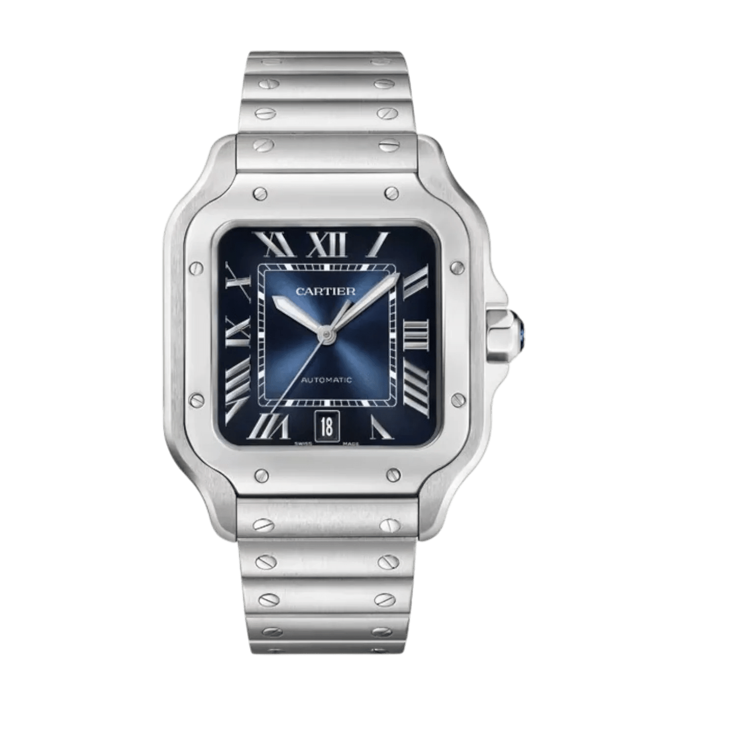 Santos de Cartier Watch Large Model 40mm Stainless Steel