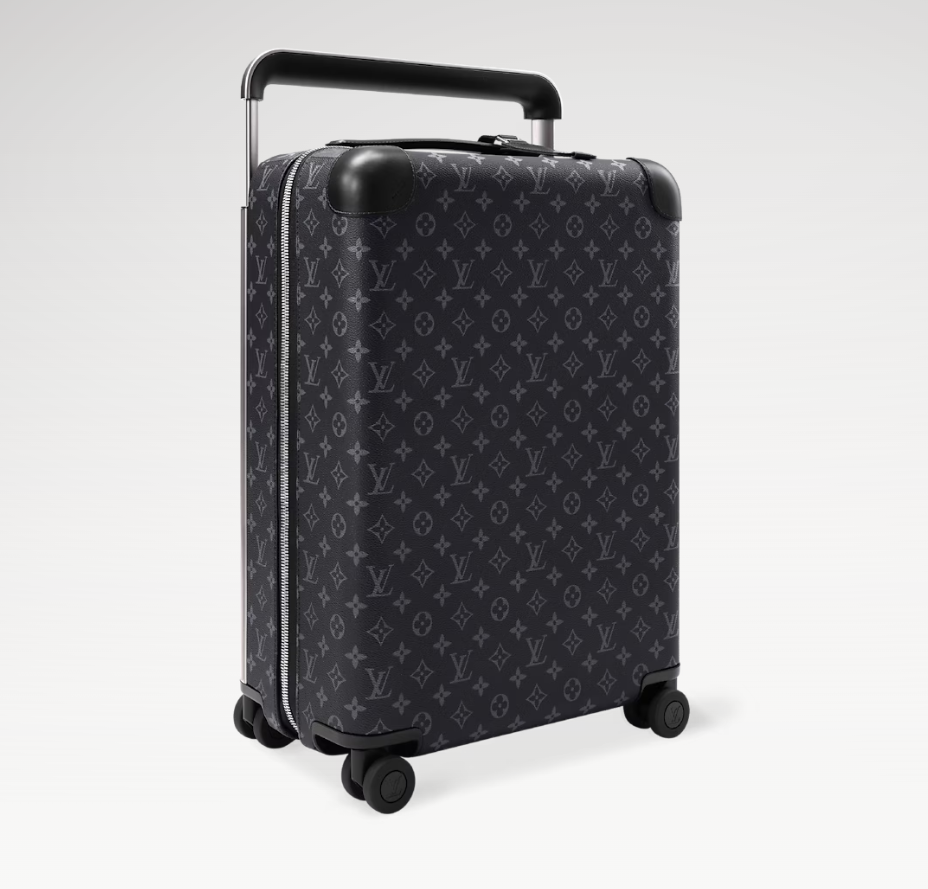 Louis Vuitton Horizon 55 Monogram Eclipse three-quarter view
