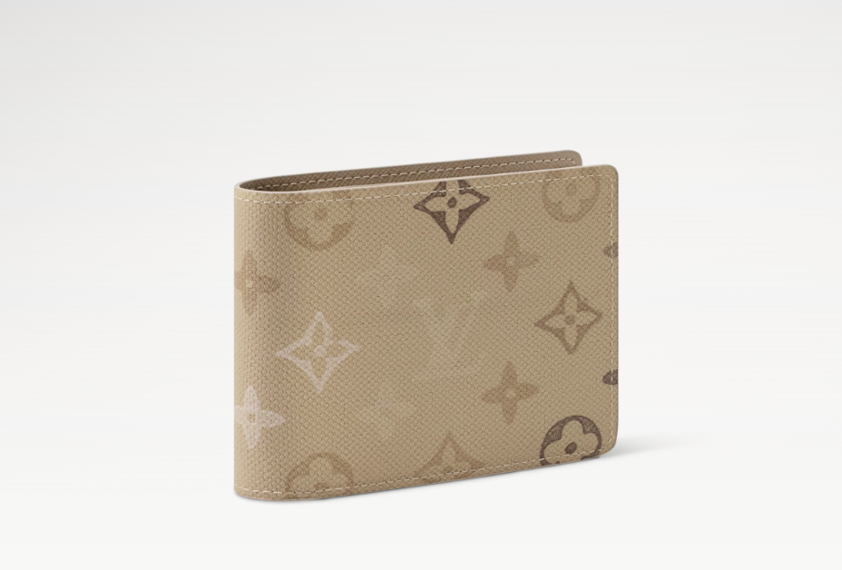 Multiple Wallet Monogram Beige front