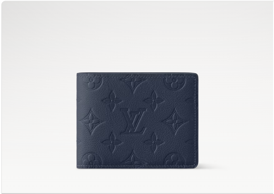 Multiple Wallet Monogram Midnight front