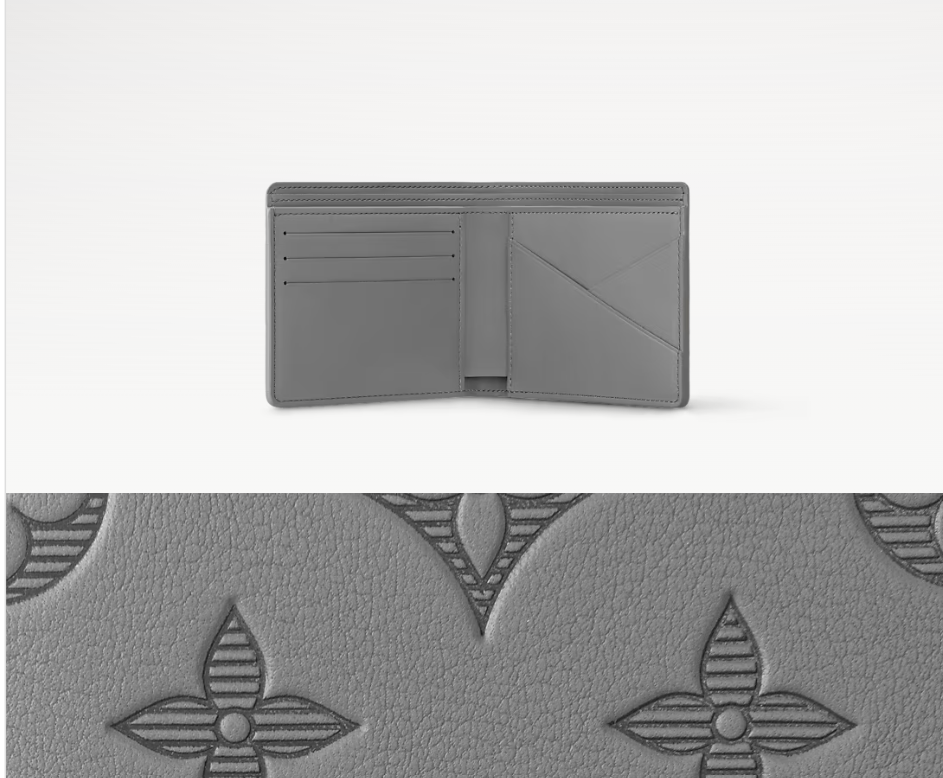 Multiple Wallet Anthracite Grey interior