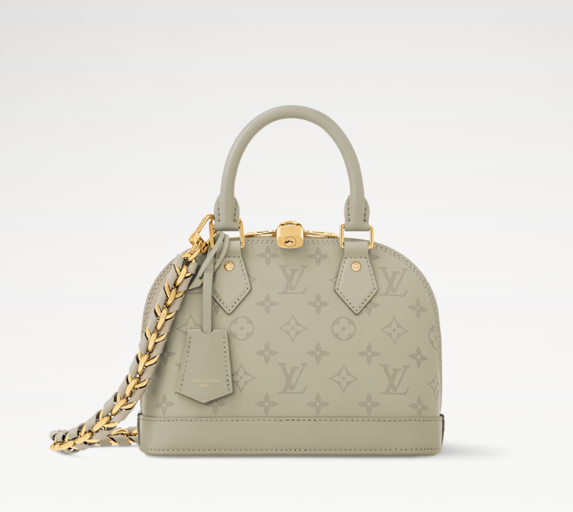 Louis Vuitton Alma BB Monogram Ink Private Sage front view