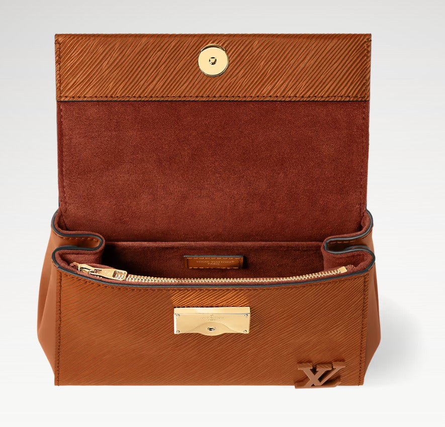 Louis Vuitton Cluny Mini Tan interior