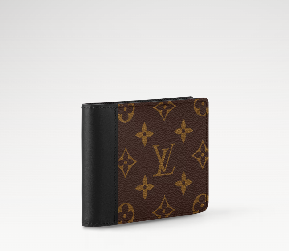 Multiple Wallet Monogram Macassar Canvas front