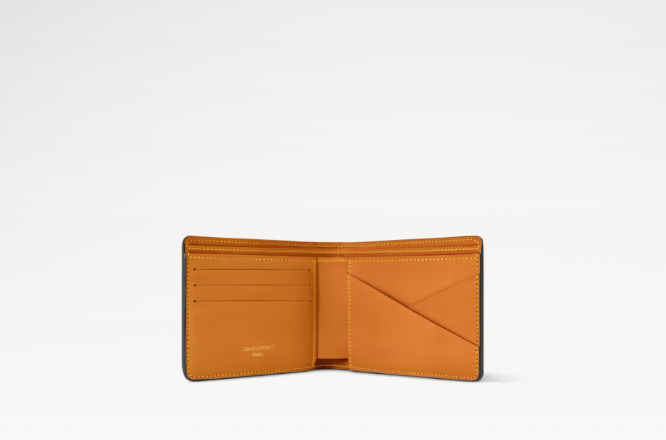 Multiple Wallet Monogram Canvas interior
