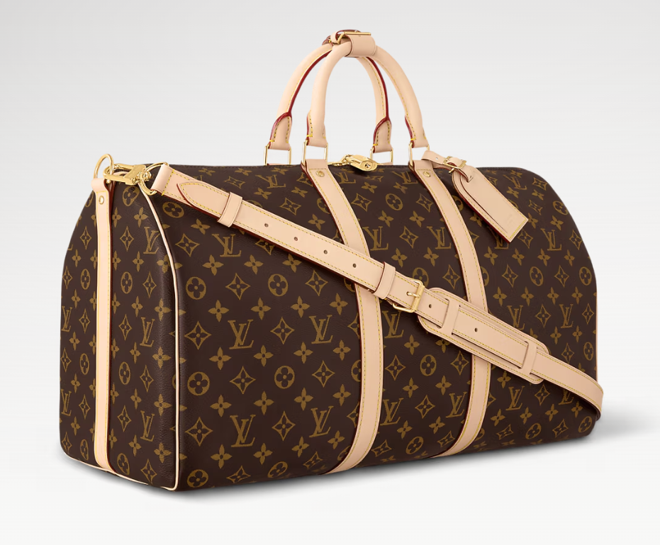 Louis Vuitton Keepall Bandouliere 50 Monogram angled view