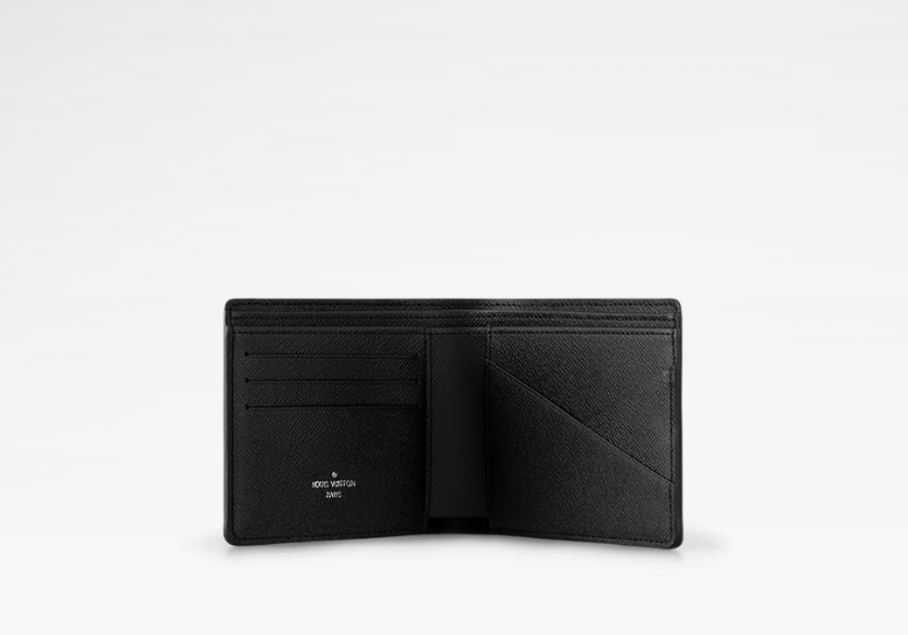 Louis Vuitton Marco Wallet Monogram Eclipse interior view