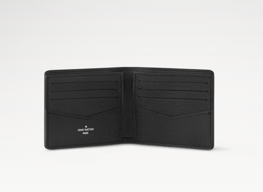 Louis Vuitton Marco Wallet Taiga Leather interior view