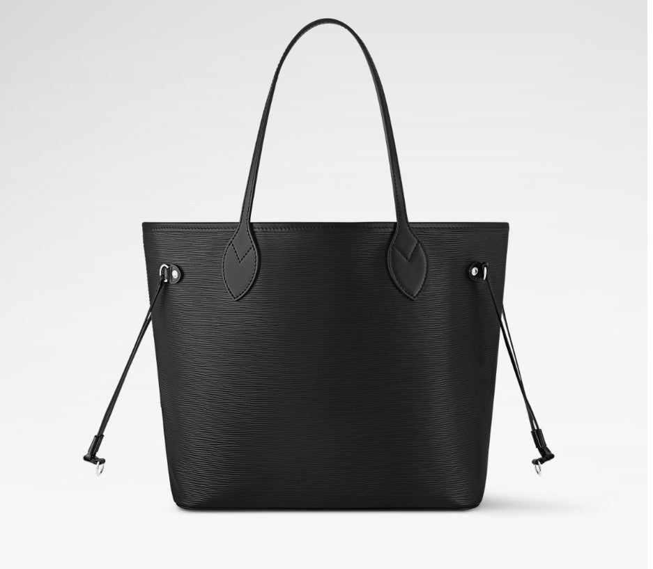 Louis Vuitton Neverfull MM Epi Black front view