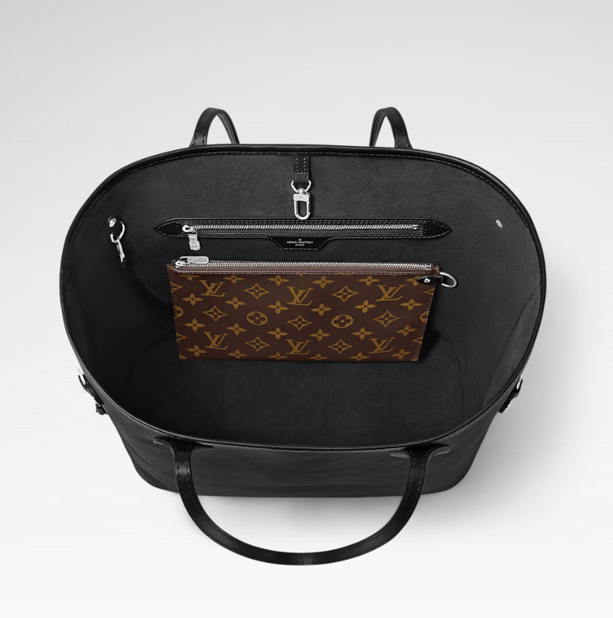 Louis Vuitton Neverfull MM Epi Black interior
