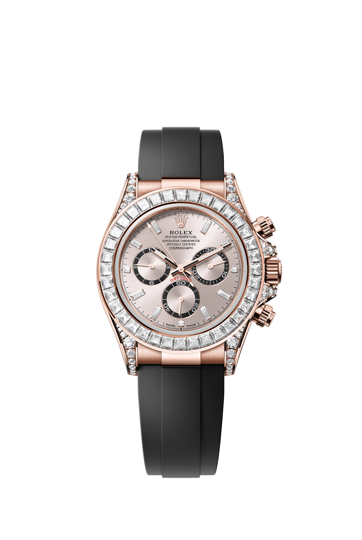 Cosmograph Daytona Oyster, 40 mm, Everose gold and diamonds