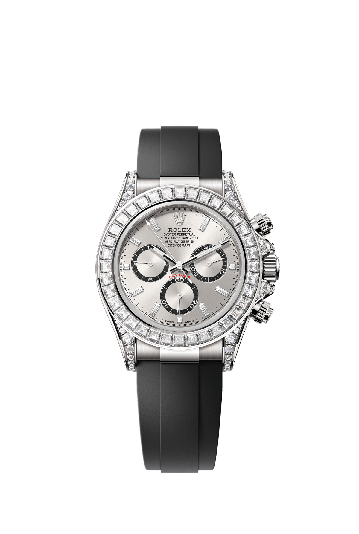 Cosmograph Daytona Oyster, 40 mm, white gold and diamonds