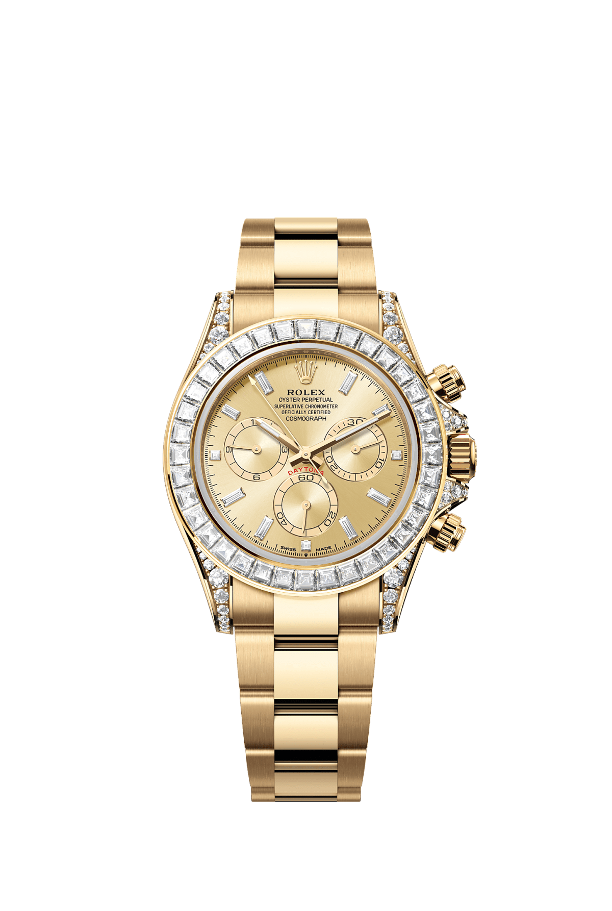 Cosmograph Daytona Oyster, 40 mm, yellow gold and diamonds