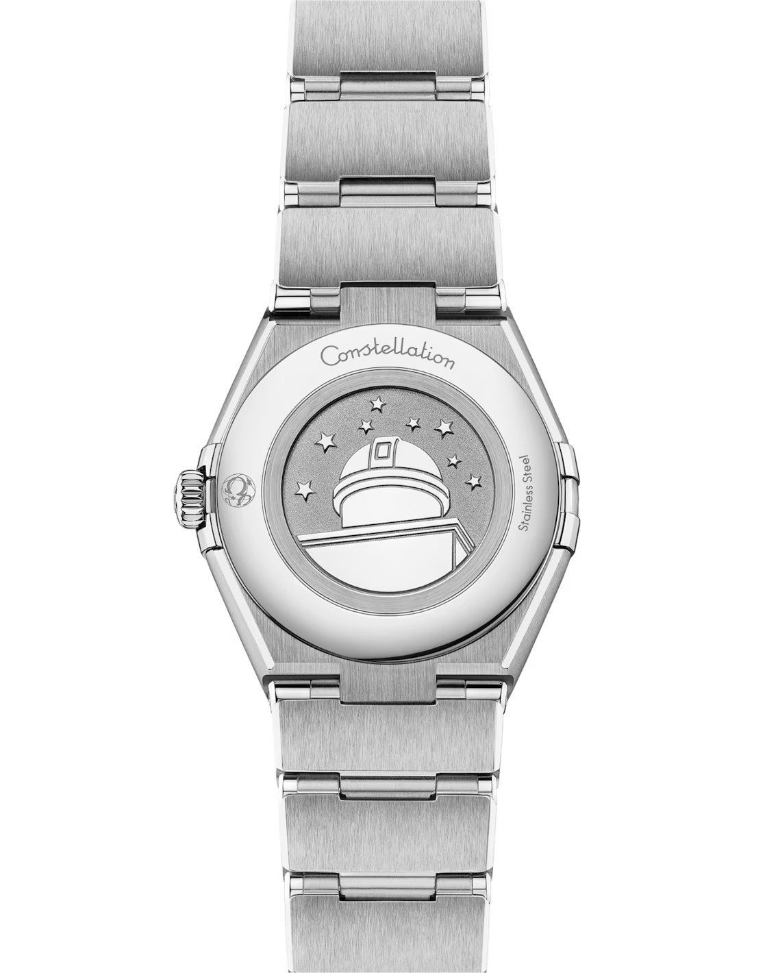 Omega Constellation – 27mm White Gold, White Dial, Stainless Steel