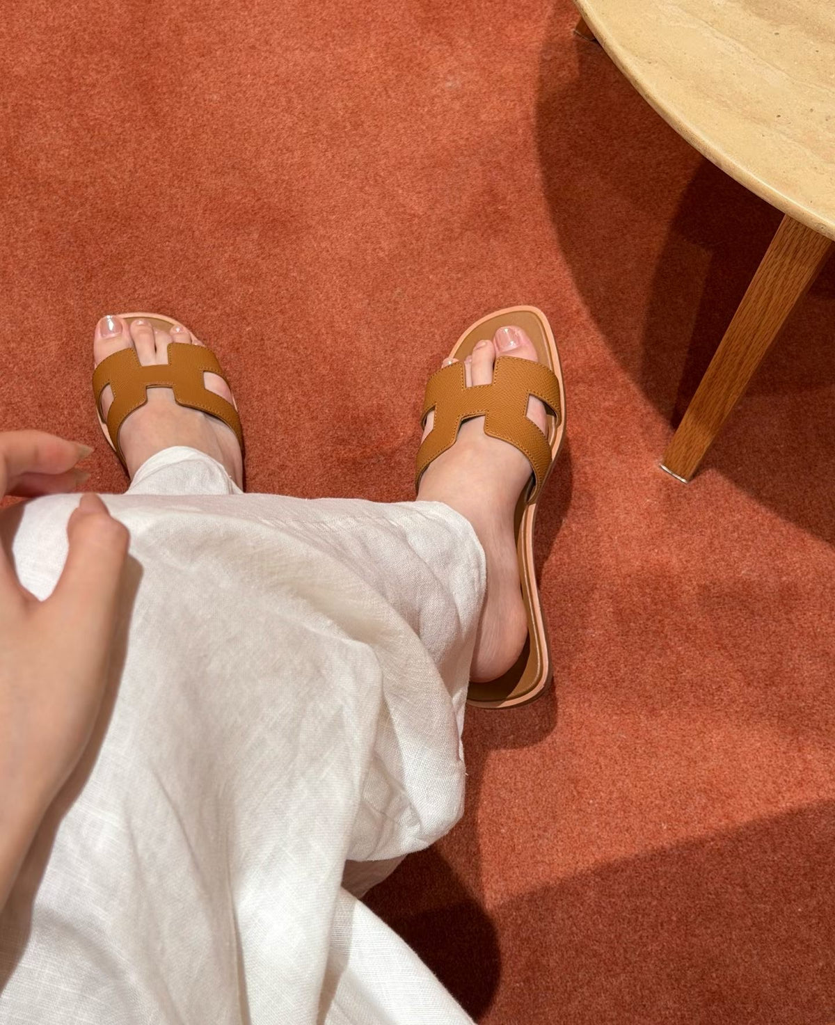 Hermès Oran Sandal Gold 2