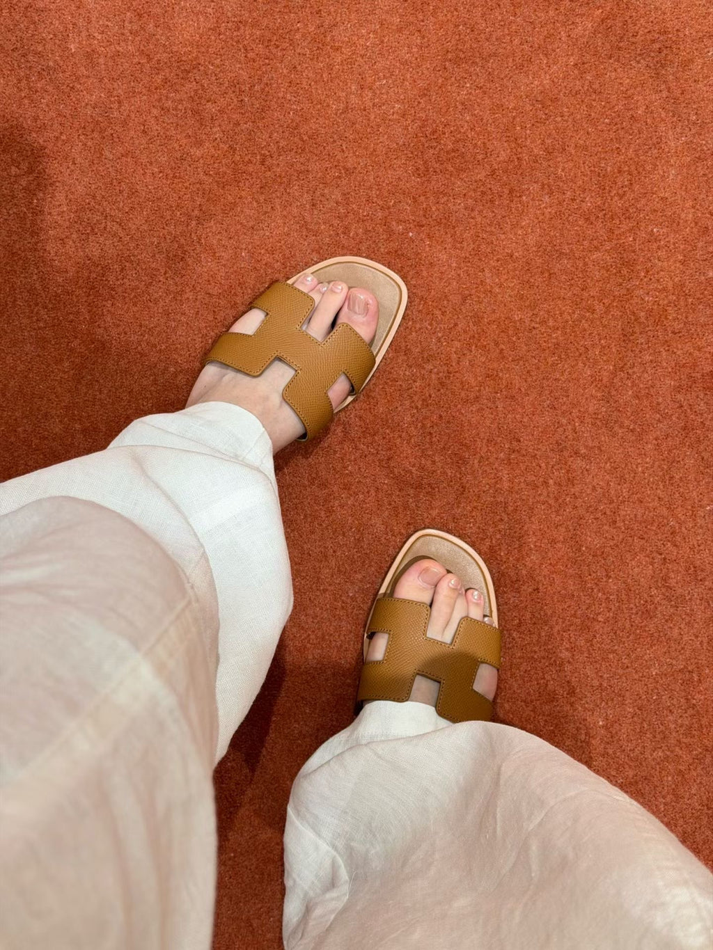 Hermès Oran Sandal Gold 3